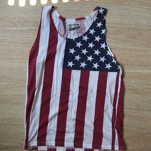 American Flag Tank Top
